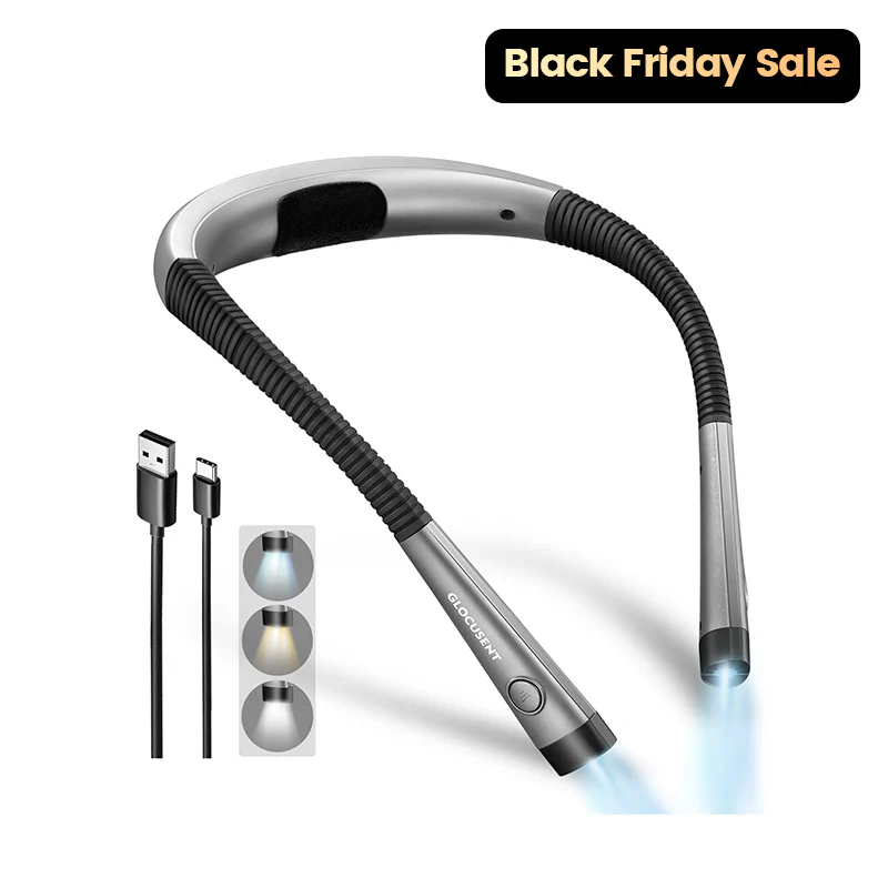 Glocusent Original LED Neck Reading Light
