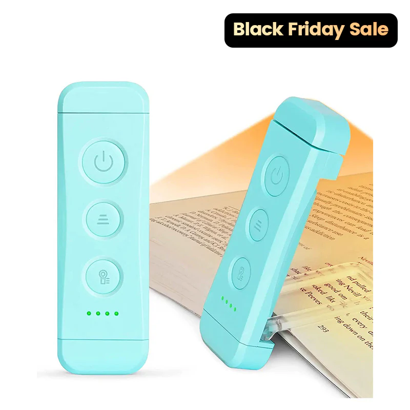 Glocusent Bookmark Style Reading Light USB Rechargeable